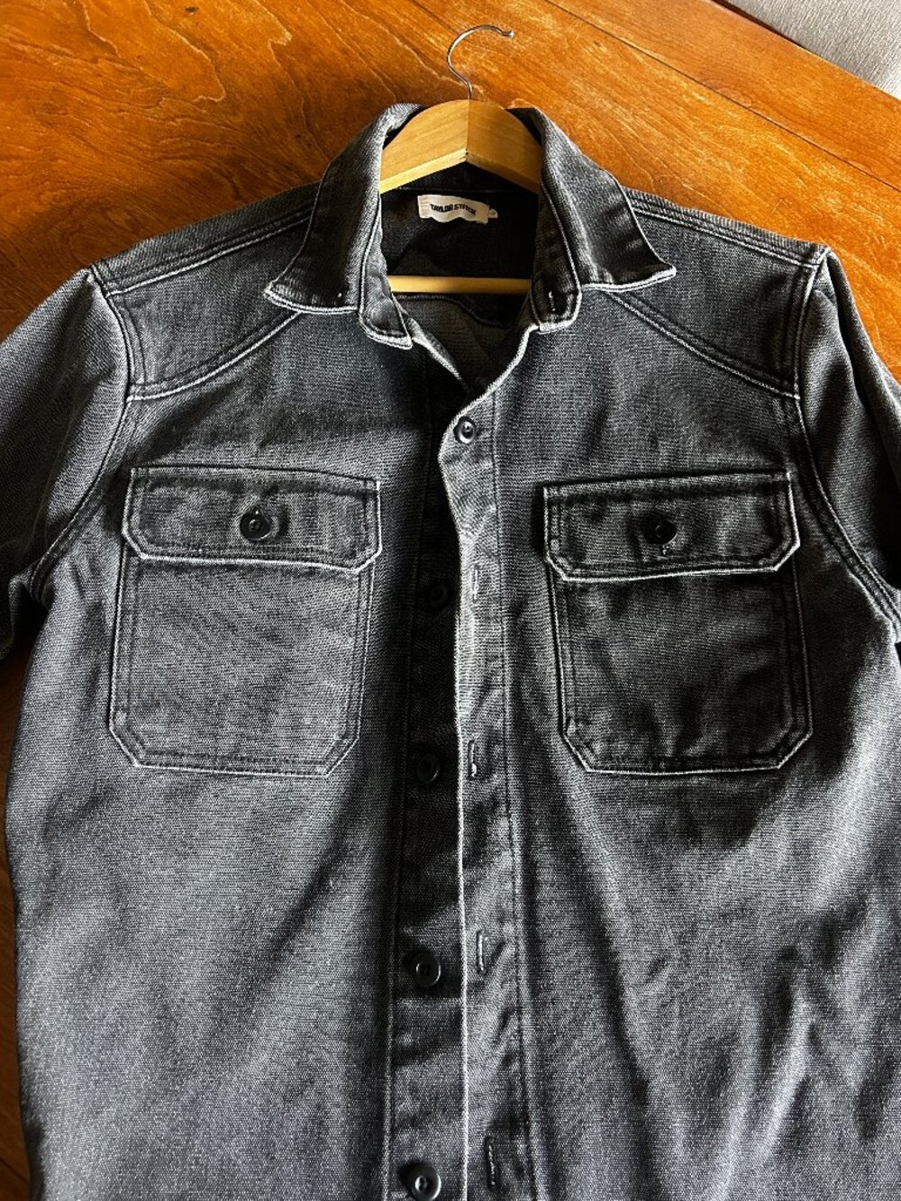 Taylor Stitch Charcoal The Shop Shirt